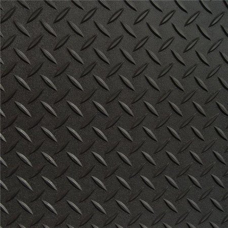 DIAMOND DECK Diamond Deck 84720 7.5 x 20 ft. Black Textured Large Car Mat 84720